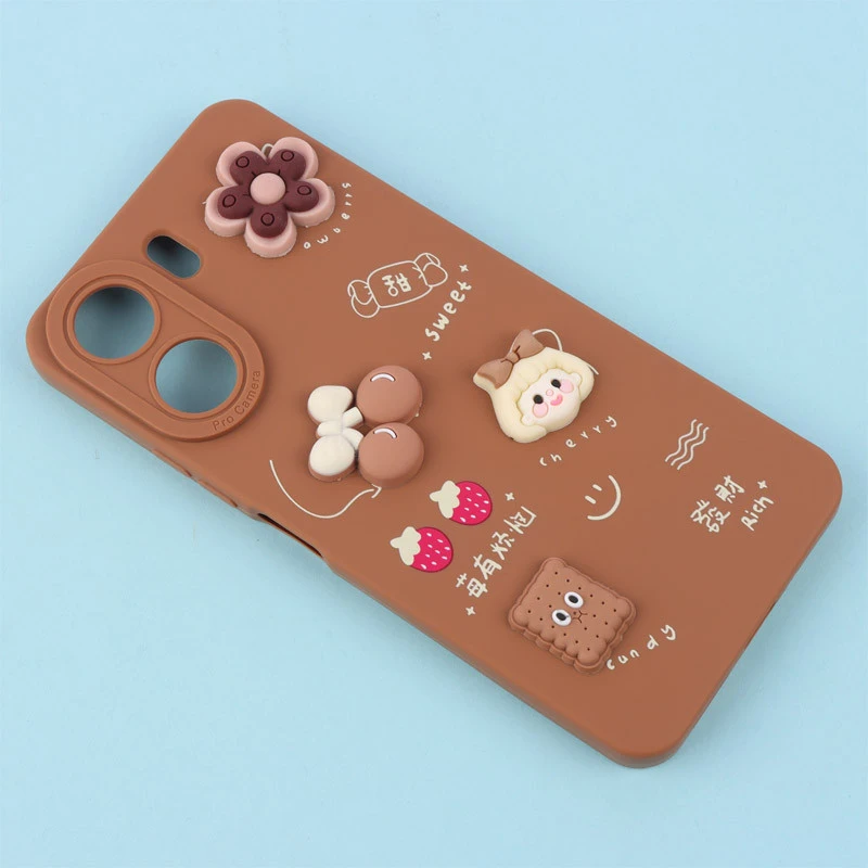 قاب فانتزی عروسکی Pro Camera محافظ لنزدار Xiaomi Redmi 13C / Poco C65