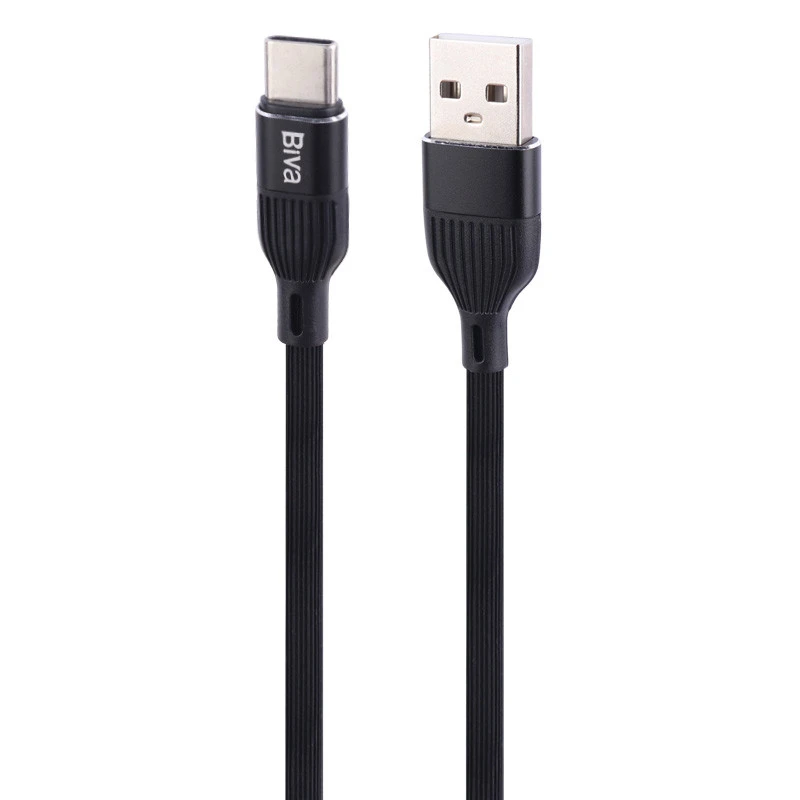 کابل تایپ سی فست شارژ Biva C-02T 2.4A 1.2m