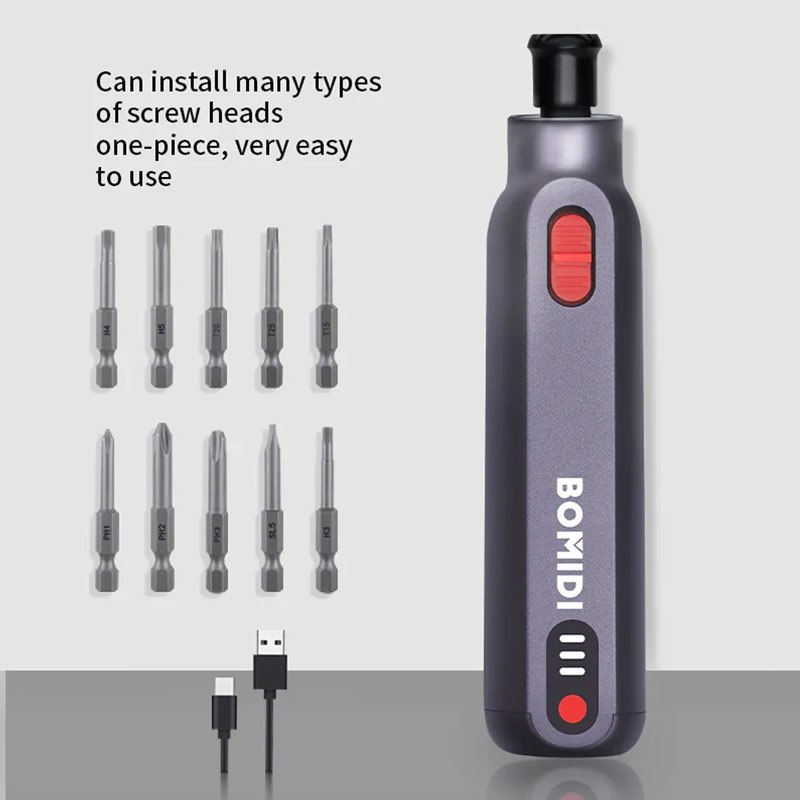 ست پیچ گوشتی شارژی 10 عددی Bomidi ESS01