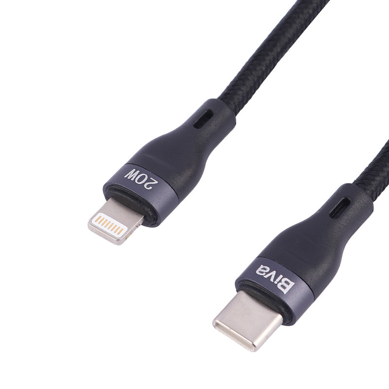 کابل تبدیل فست شارژ Biva C-08CL Type-C To Lightning PD 20W 1.2m