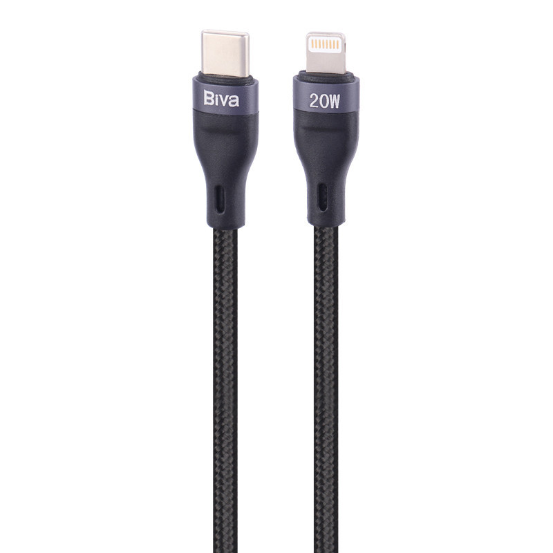 کابل تبدیل فست شارژ Biva C-08CL Type-C To Lightning PD 20W 1.2m