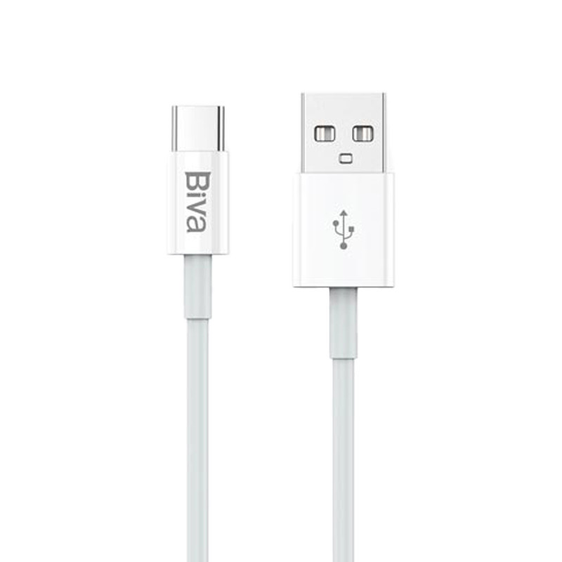 کابل تایپ سی فست شارژ Biva C-12 6A 1.5m