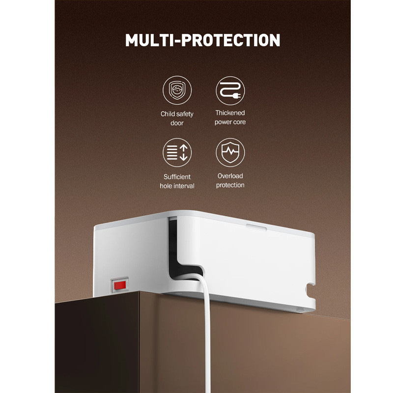 چند راهی برق و شارژر وایرلس الدینیو SN5310W با کابل 2 متری + شارژر USB و Type-C