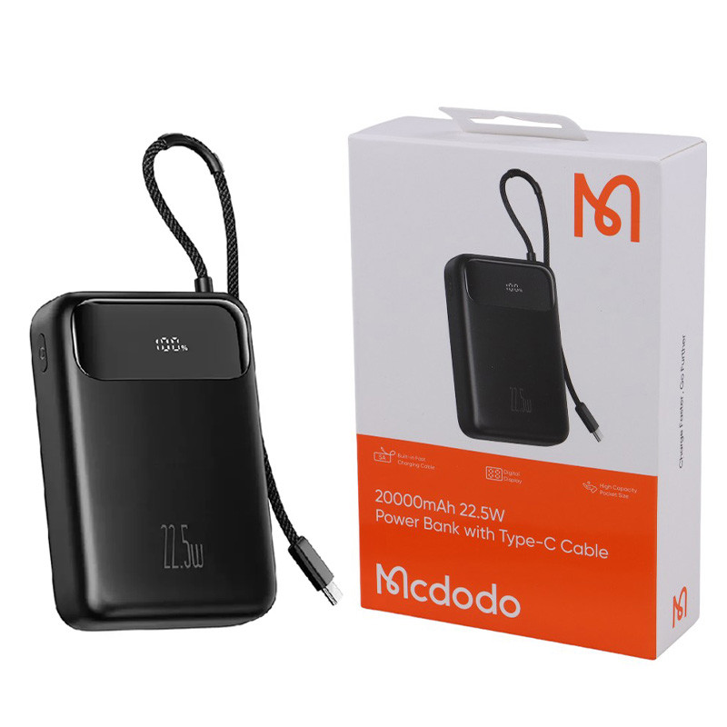 پاور بانک فست شارژ 20000 مک دودو Mcdodo MC-372 QC3.0 PD3.0 22.5W