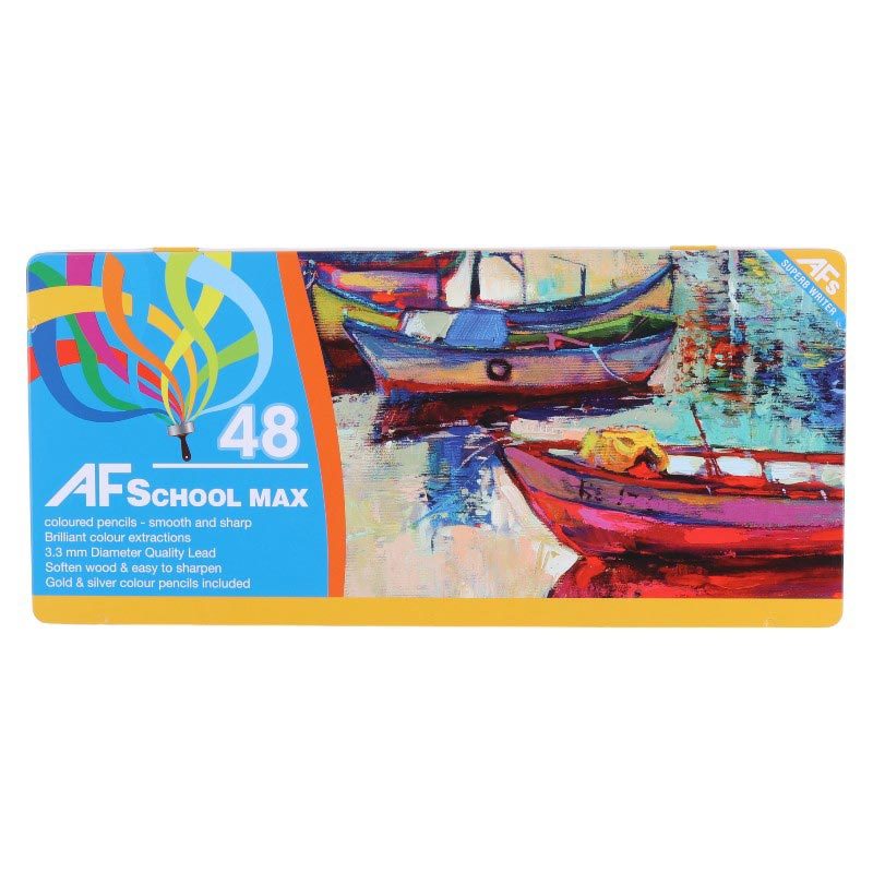 مداد رنگی 48 رنگ اسکول مکس AF School Max