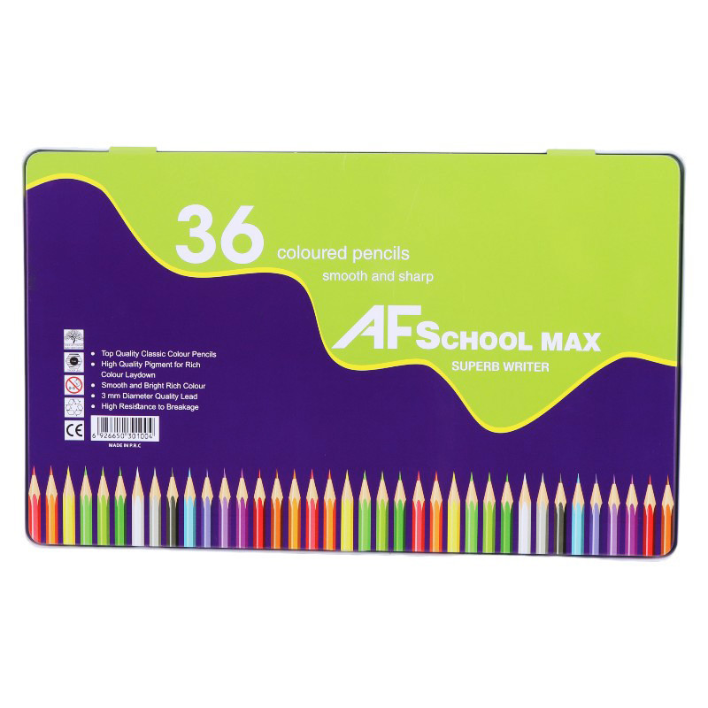 مداد رنگی 36 رنگ اسکول مکس AF School Max