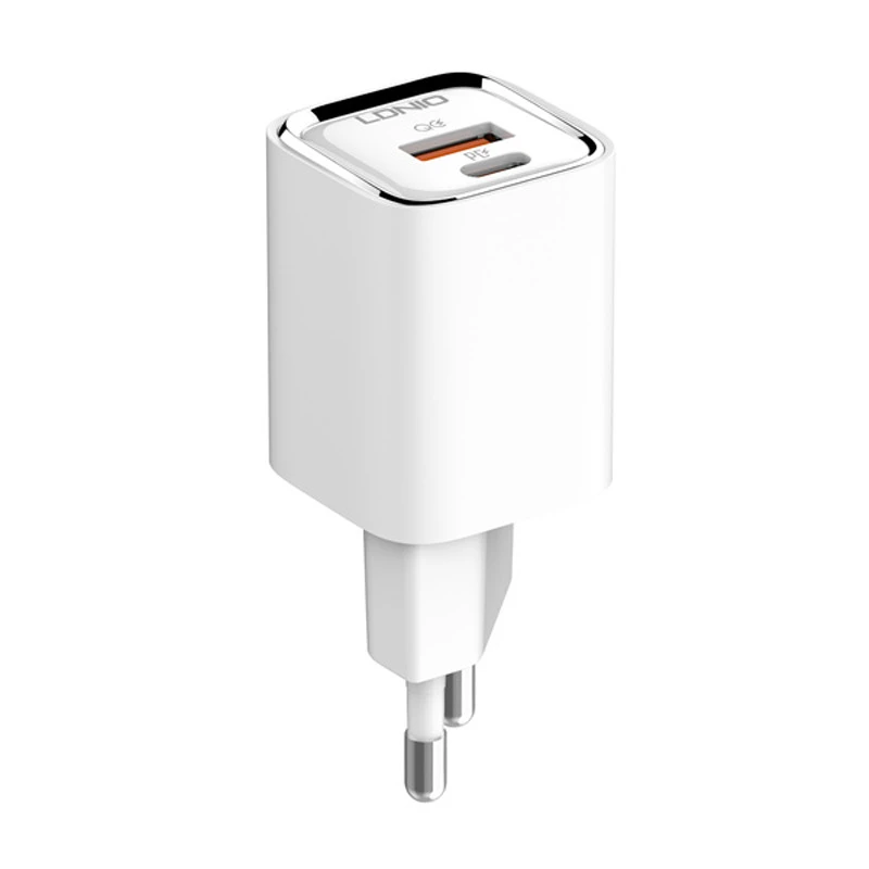 شارژر دیواری فست شارژ Ldnio A2317C 2Port 3A QC3.0 PD 30W + کابل تایپ سی