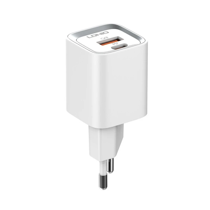شارژر دیواری فست شارژ Ldnio A2318C 2Port 3A QC3.0 PD 20W + کابل تایپ سی