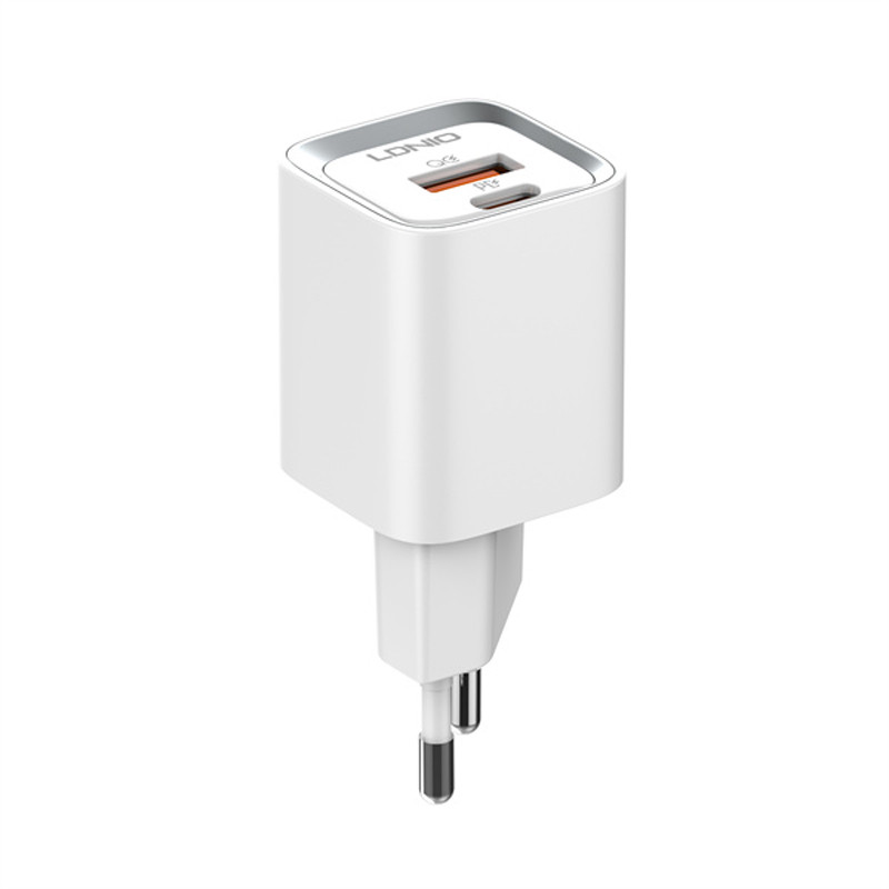 شارژر دیواری فست شارژ Ldnio A2318C 2Port 3A QC3.0 PD 20W + کابل تایپ سی