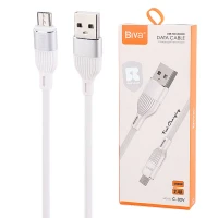 کابل میکرو یو اس بی فست شارژ Biva C-02V 2.4A 1.2m