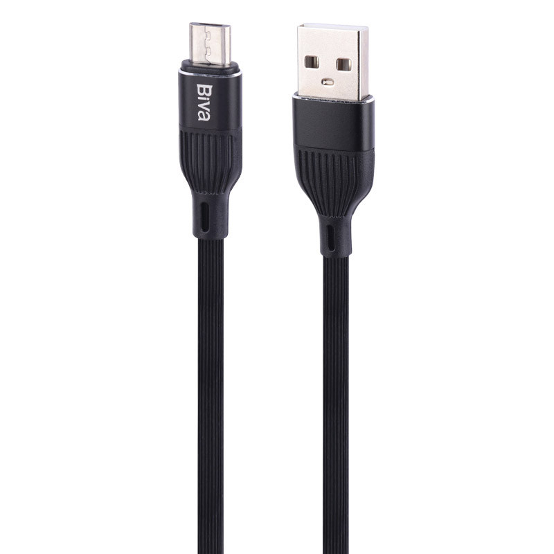 کابل میکرو یو اس بی فست شارژ Biva C-02V 2.4A 1.2m