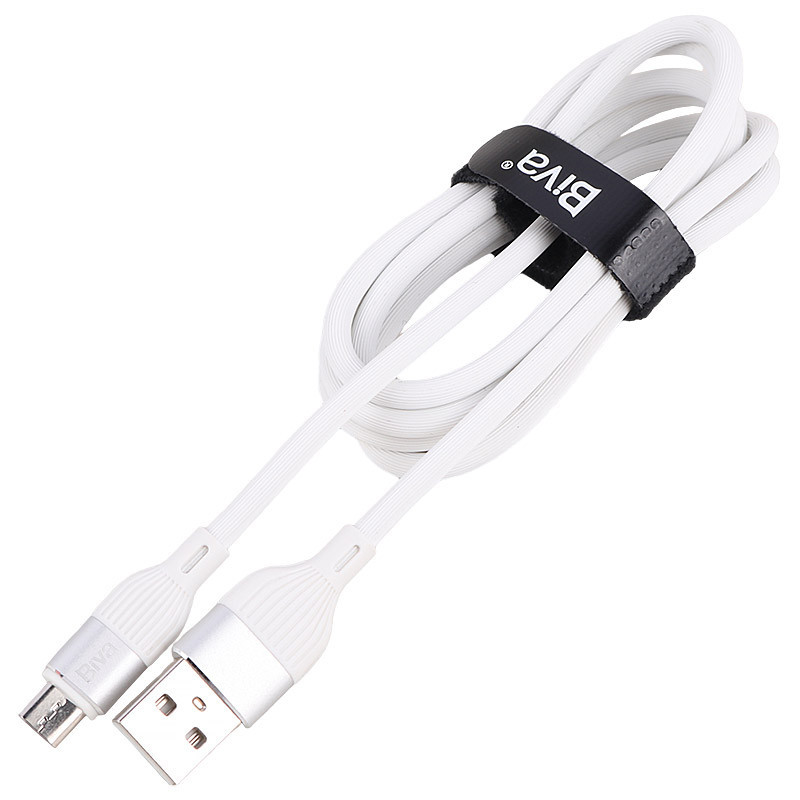 کابل میکرو یو اس بی فست شارژ Biva C-02V 2.4A 1.2m