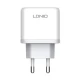 شارژر دیواری فست شارژ Ldnio A2526C 2Port 3A QC4.0 PD 45W + کابل تایپ سی