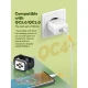 شارژر دیواری فست شارژ Ldnio A2526C 2Port 3A QC4.0 PD 45W + کابل تایپ سی