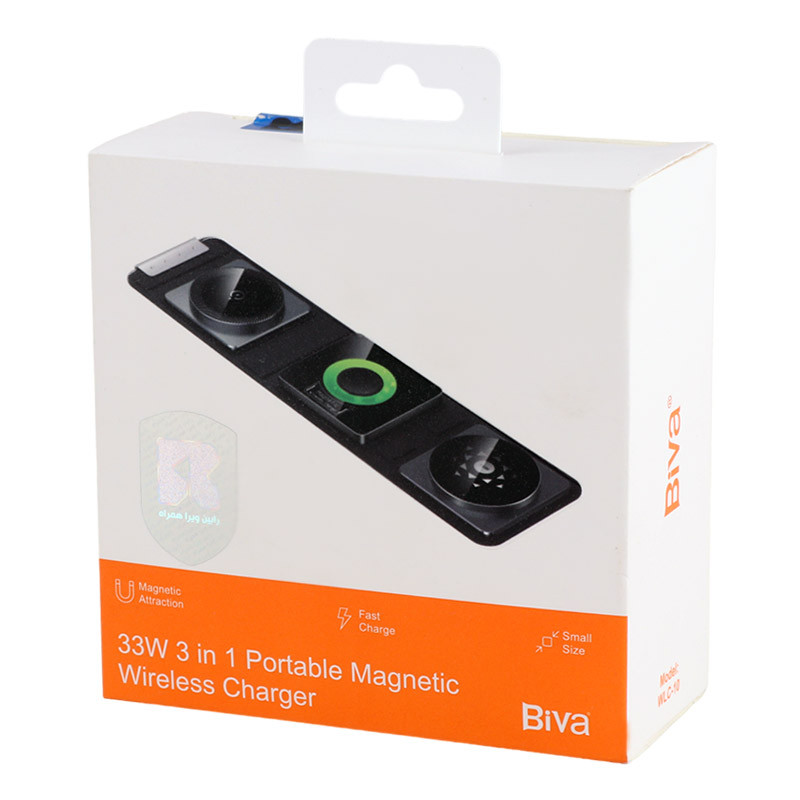 شارژر بی سیم فست شارژ Biva WLC-10 QC3.0 PD 33W