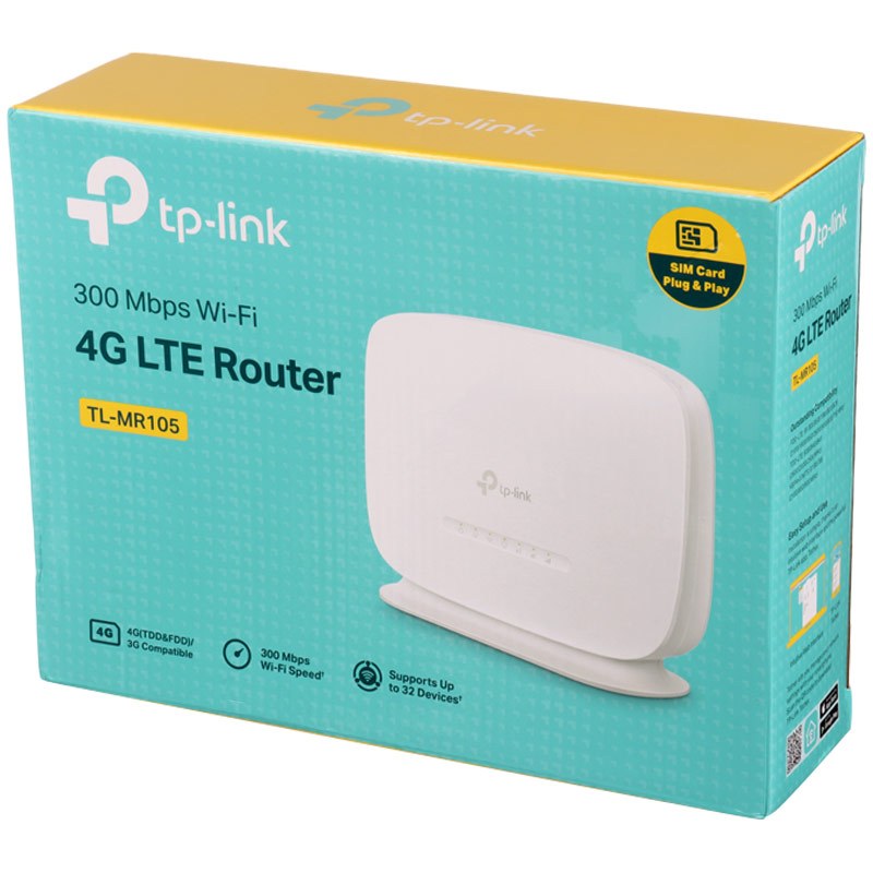 مودم روتر TP-Link TL-MR105 Wireless N 300Mbps 4G LTE