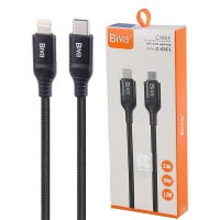کابل تبدیل فست شارژ Biva C-03CL Type-C To Lightning 2.4A 20W 1.2m