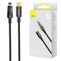 کابل تبدیل فست شارژ Baseus Explorer Series CATS000001 Type-C To Lightning 20W 2.4A 1m