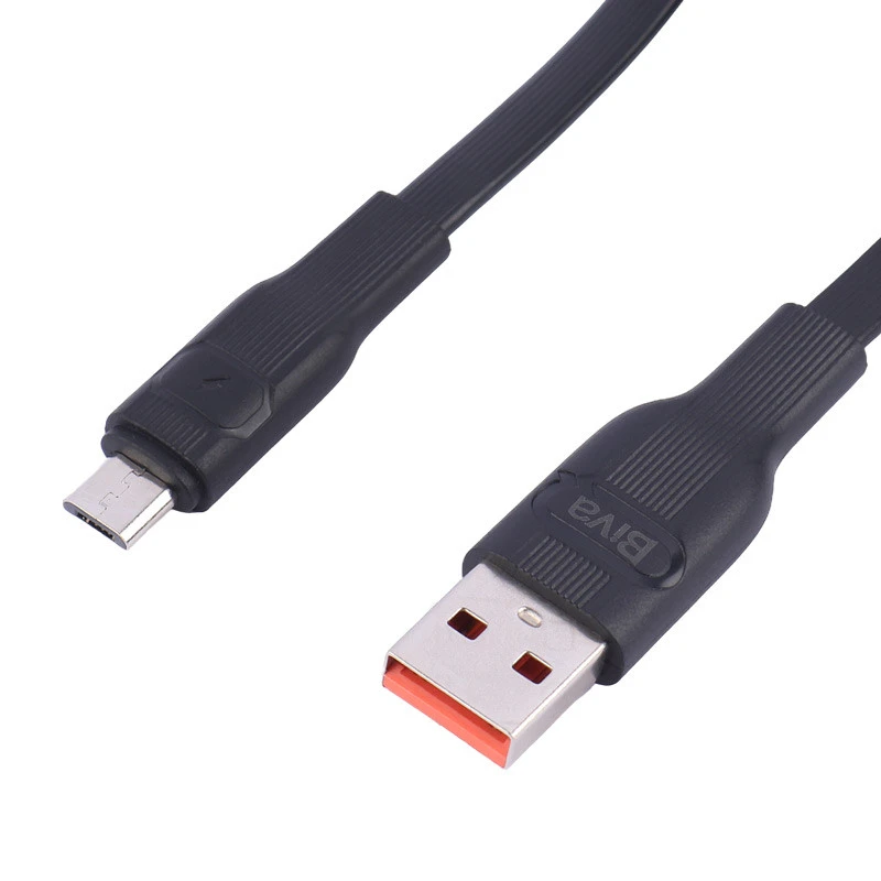 کابل میکرو یو اس بی فست شارژ Biva C-01V 2.4A 1m