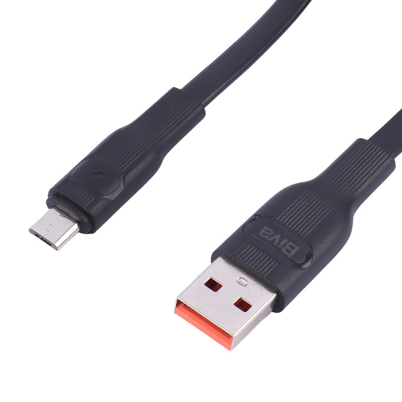 کابل میکرو یو اس بی فست شارژ Biva C-01V 2.4A 1m