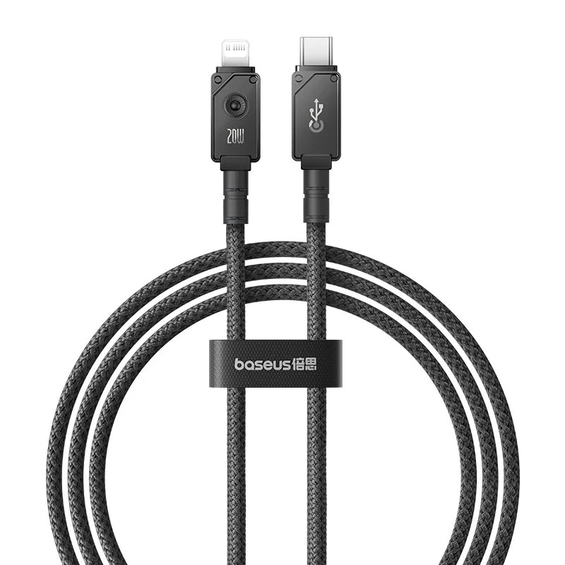 کابل تبدیل فست شارژ Baseus Unbreakable Series P10355803111-00 Type-C To Lightning PD 20W 1m