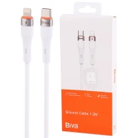 کابل تبدیل فست شارژ Biva C-21CL Type-C To Lightning 3A 1.2m