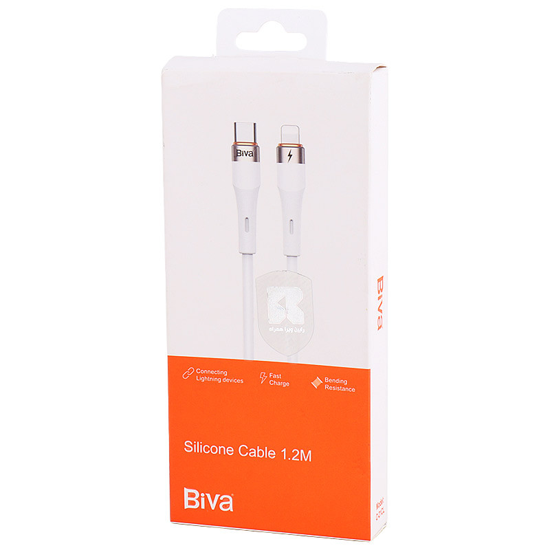 کابل تبدیل فست شارژ Biva C-21CL Type-C To Lightning 3A 1.2m