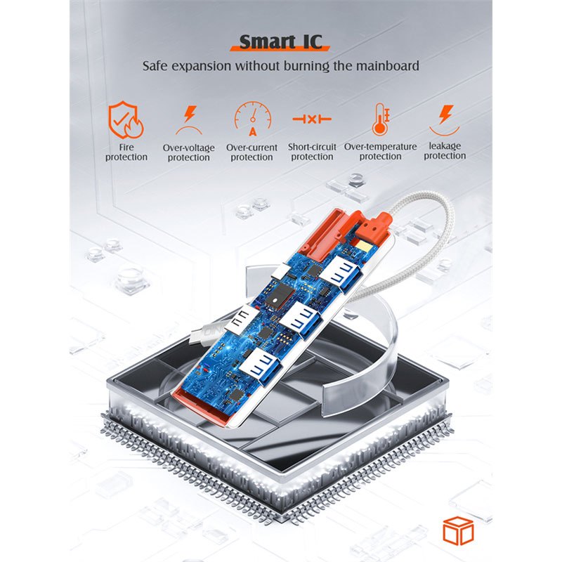 هاب 5 پورت Type-C الدینیو DS-25H