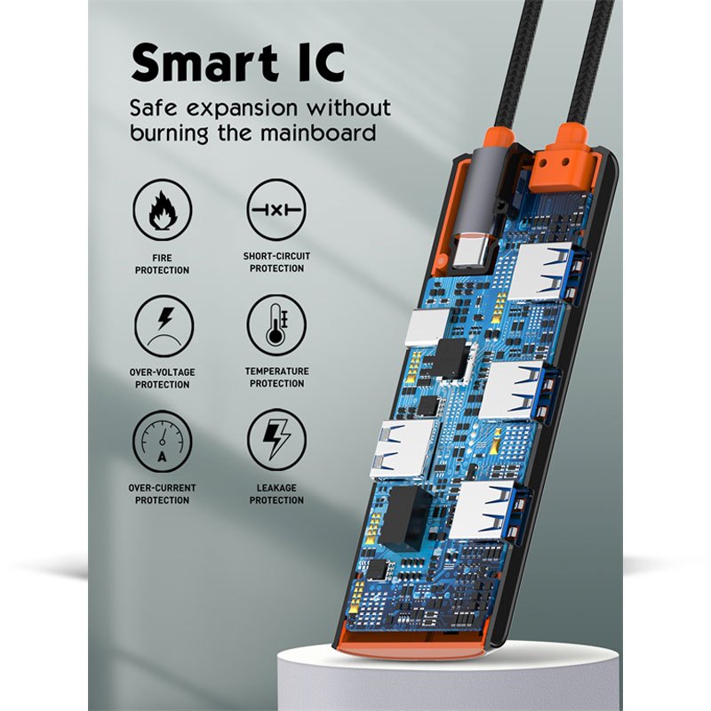 هاب 5 پورت Type-C الدینیو DS-25U