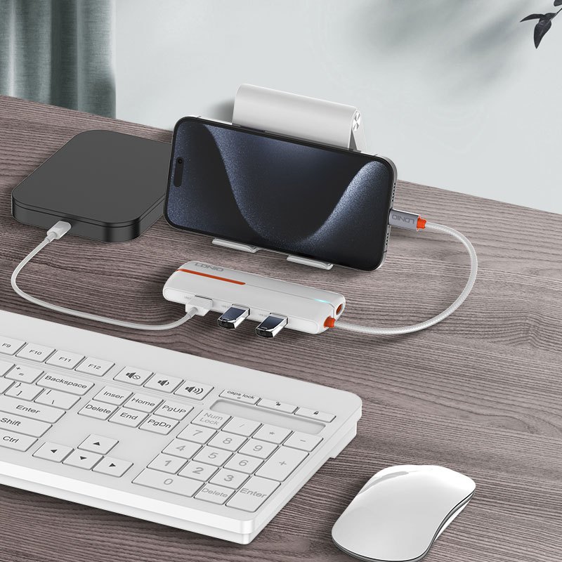هاب 5 پورت Type-C الدینیو DS-25U