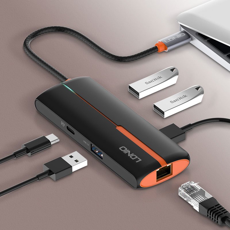 هاب 4 پورت Type-C الدینیو DS-26U