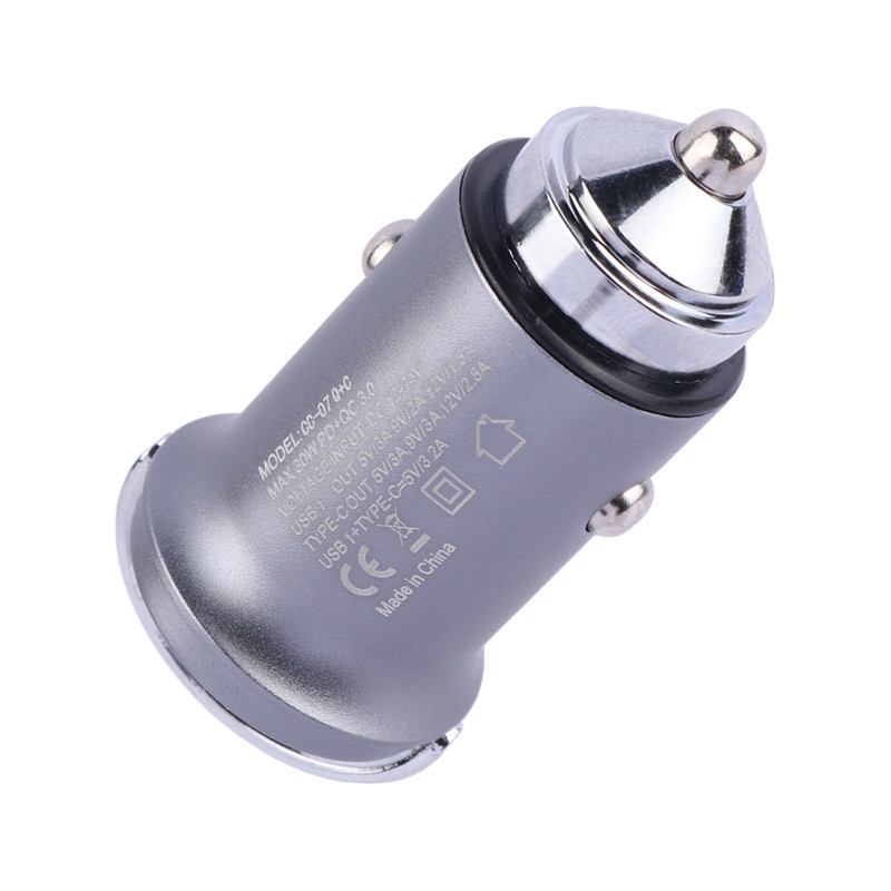 شارژر فندکی فست شارژ Biva CC-07 Q+C 3A QC3.0 PD 30W