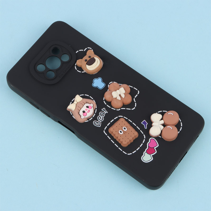 قاب فانتزی عروسکی Pro Camera محافظ لنزدار Xiaomi Poco X3 / X3 NFC / X3 pro کد 2