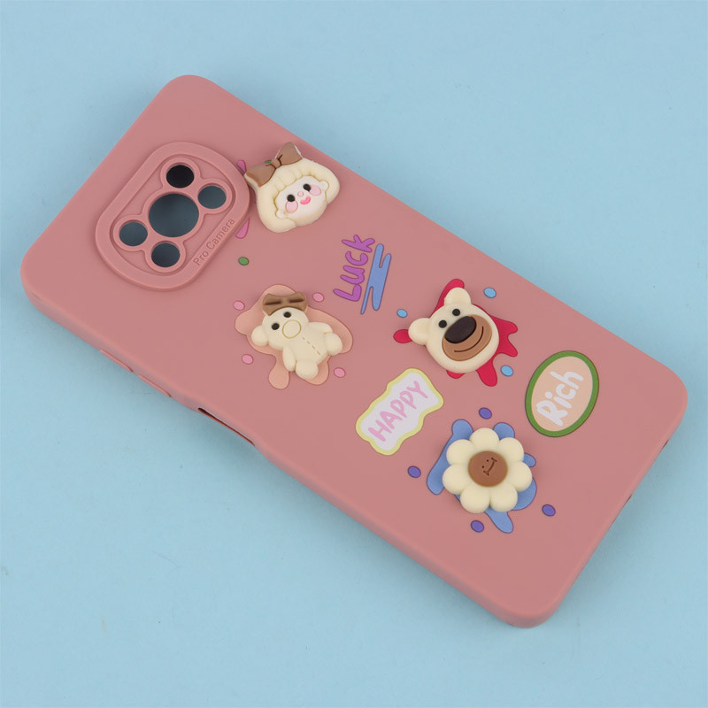 قاب فانتزی عروسکی Pro Camera محافظ لنزدار Xiaomi Poco X3 / X3 NFC / X3 pro کد 2