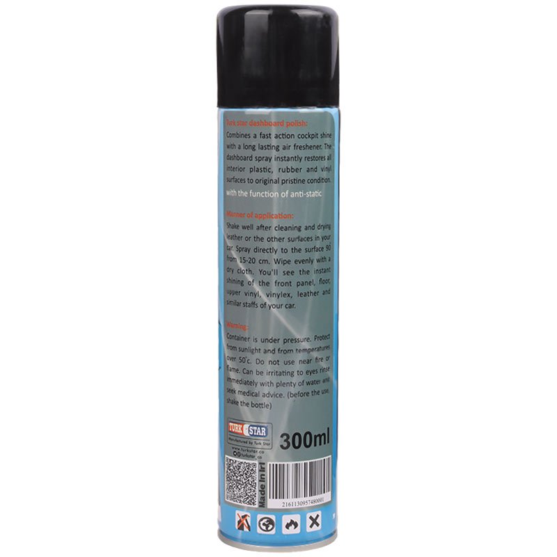 اسپری واکس داشبورد خودرو Turk Star TS 330 Versus 300ml