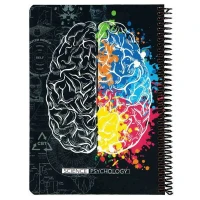 دفتر سیمی 100 برگ طرح Science Psychology دات نوت کد B05