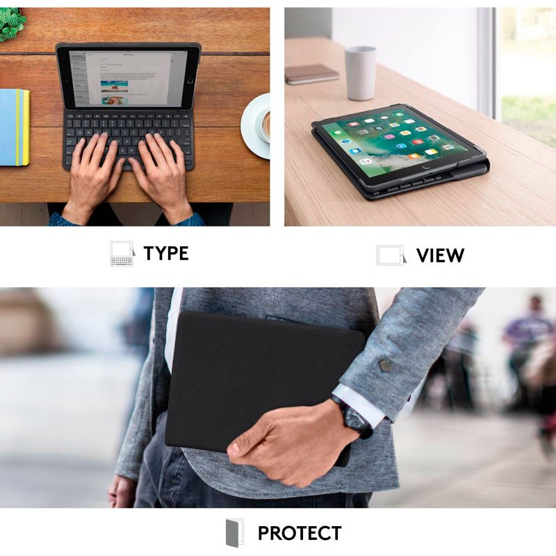 کیبورد بی سیم آیپد لاجیتک Slim Folio