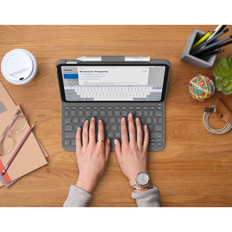 کیبورد بی سیم آیپد لاجیتک Slim Folio
