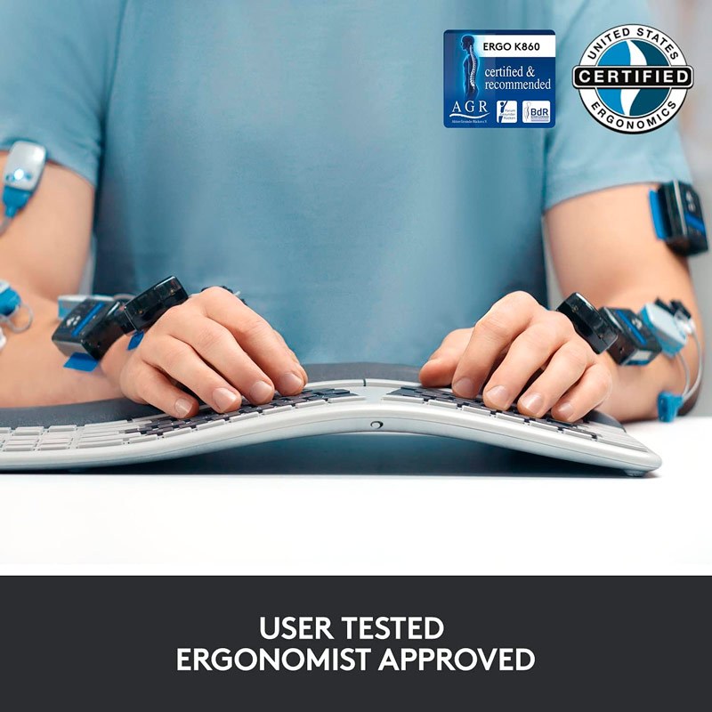 کیبورد بی سیم لاجیتک Ergo K860