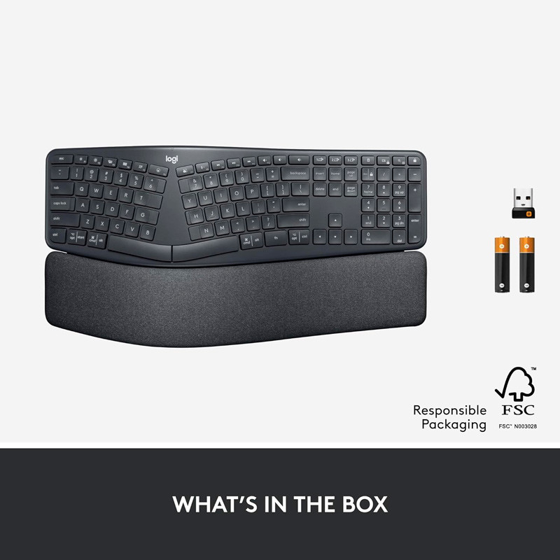 کیبورد بی سیم لاجیتک Ergo K860
