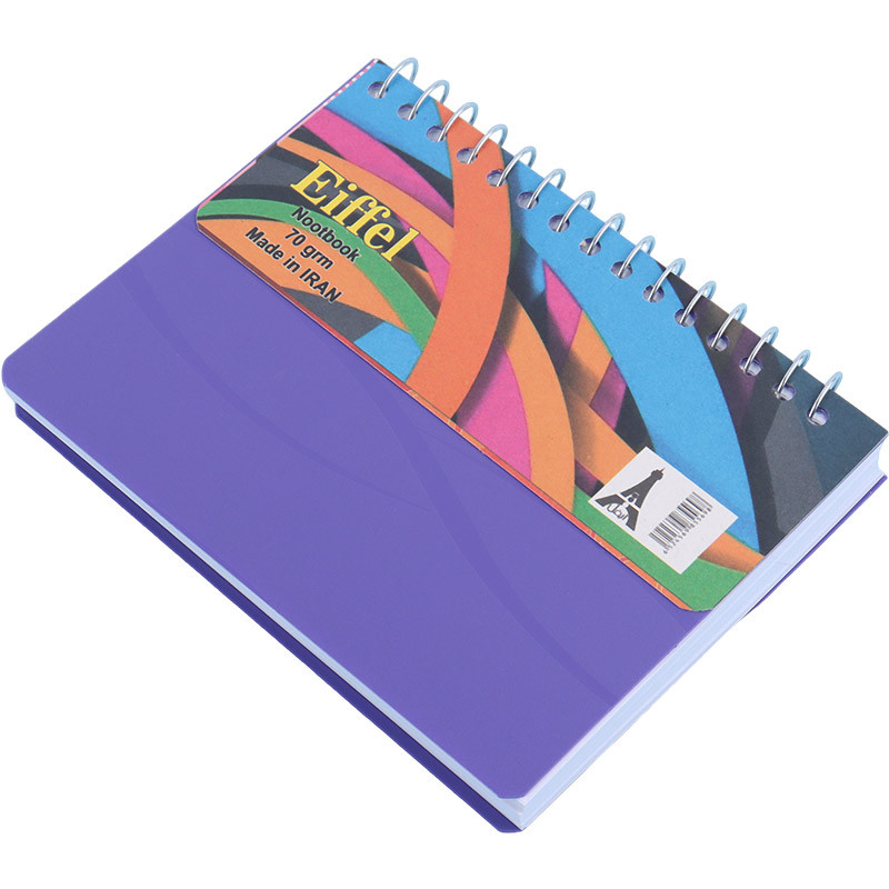 دفترچه یادداشت 100 برگ طرح رنگی ایفل