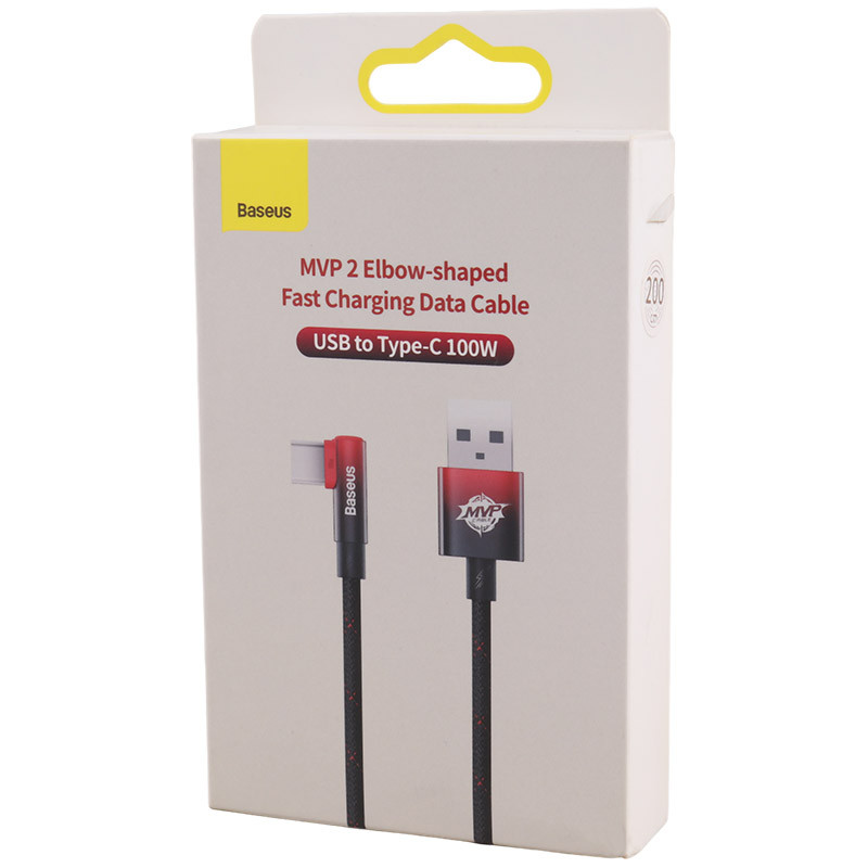 کابل تایپ سی فست شارژ Baseus CB000011 6A 100W 2m یکسر L
