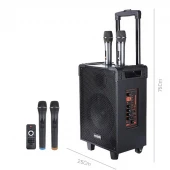 اسپیکر چمدانی بلوتوثی رم و فلش خور Yesido YSW16 + میکروفون و ریموت کنترل