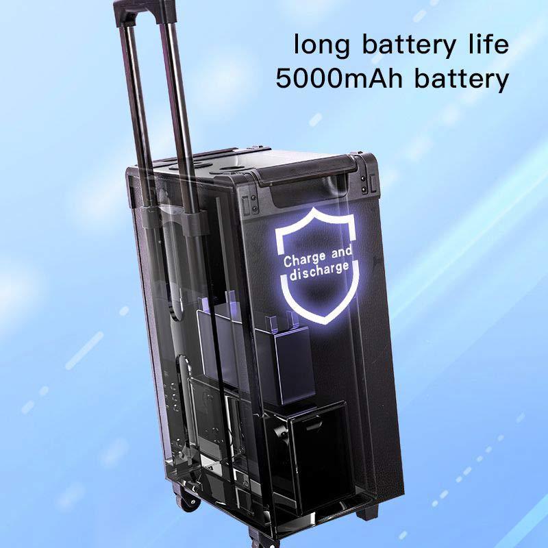 اسپیکر چمدانی بلوتوثی رم و فلش خور Yesido YSW16 + میکروفون و ریموت کنترل