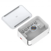 چند راهی برق و شارژر وایرلس الدینیو SN5310W با کابل 2 متری + شارژر USB و Type-C