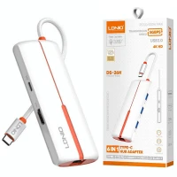 هاب 6 پورت Type-C الدینیو DS-26H