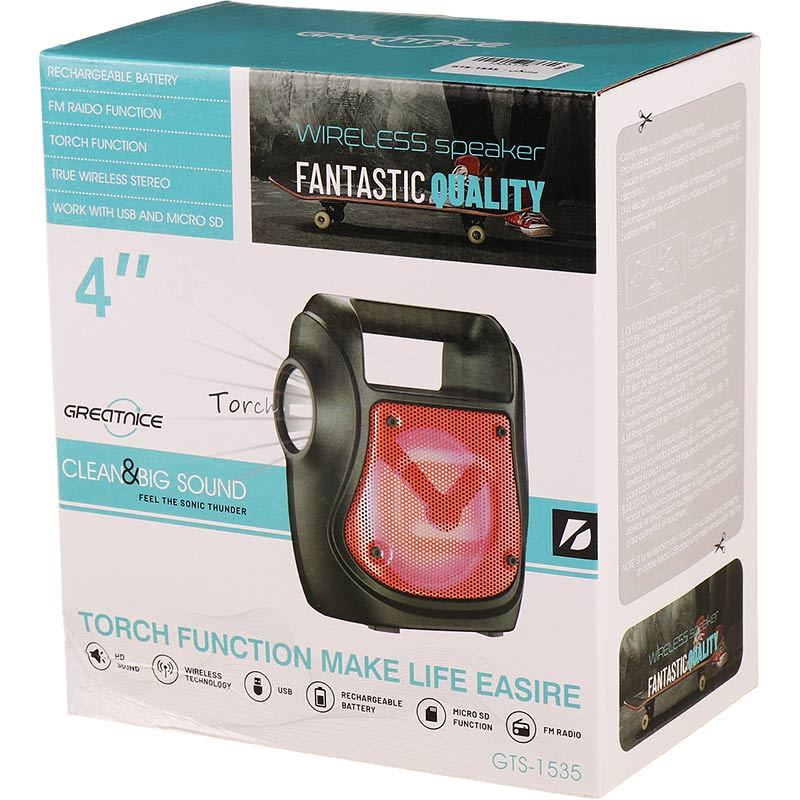 اسپیکر بلوتوثی رم و فلش خور Greatnice GTS-1535