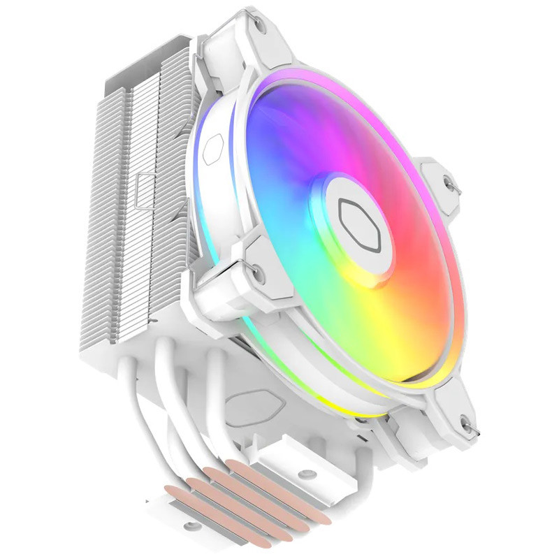 فن خنک کننده CPU کولر مستر Cooler Master Hyper 212 Halo ARGB White