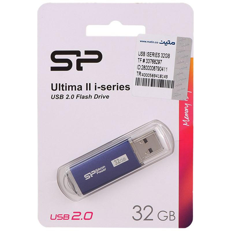 فلش 32 گیگ سیلیکون پاور Silicon Power Ultima ll i-Series