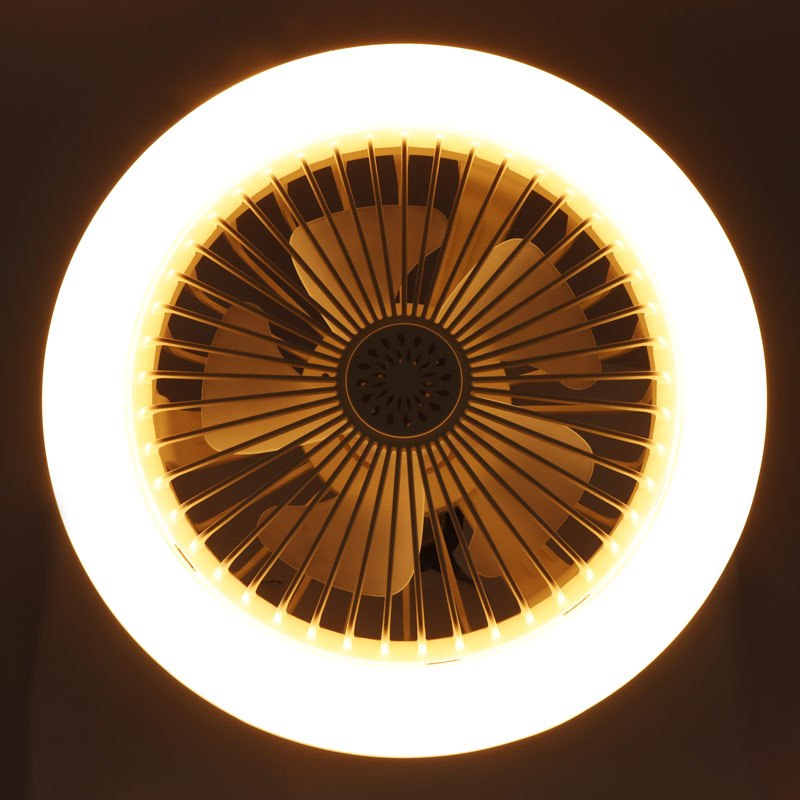 لامپ ال ای دی پنکه دار Fan Light پایه E27 + ریموت کنترل